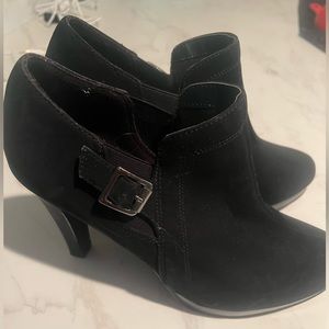 High heel ankle booties